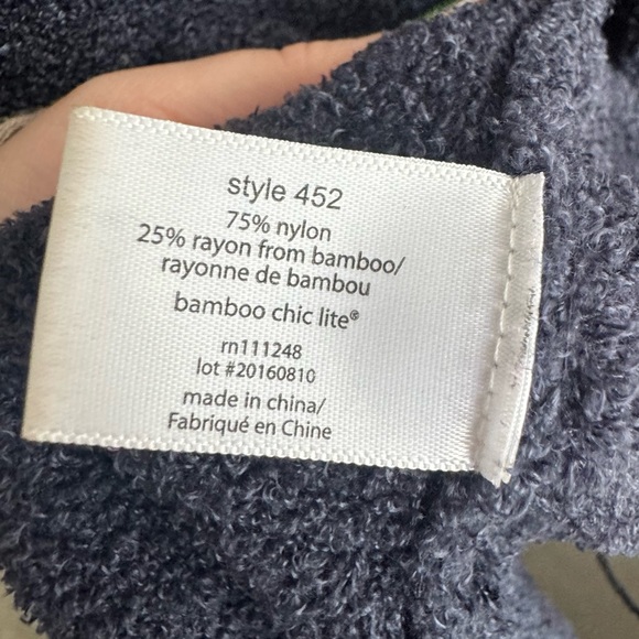 Barefoot Dreams CozyChic Lite Circle Cardi in Navy - Picture 8 of 10